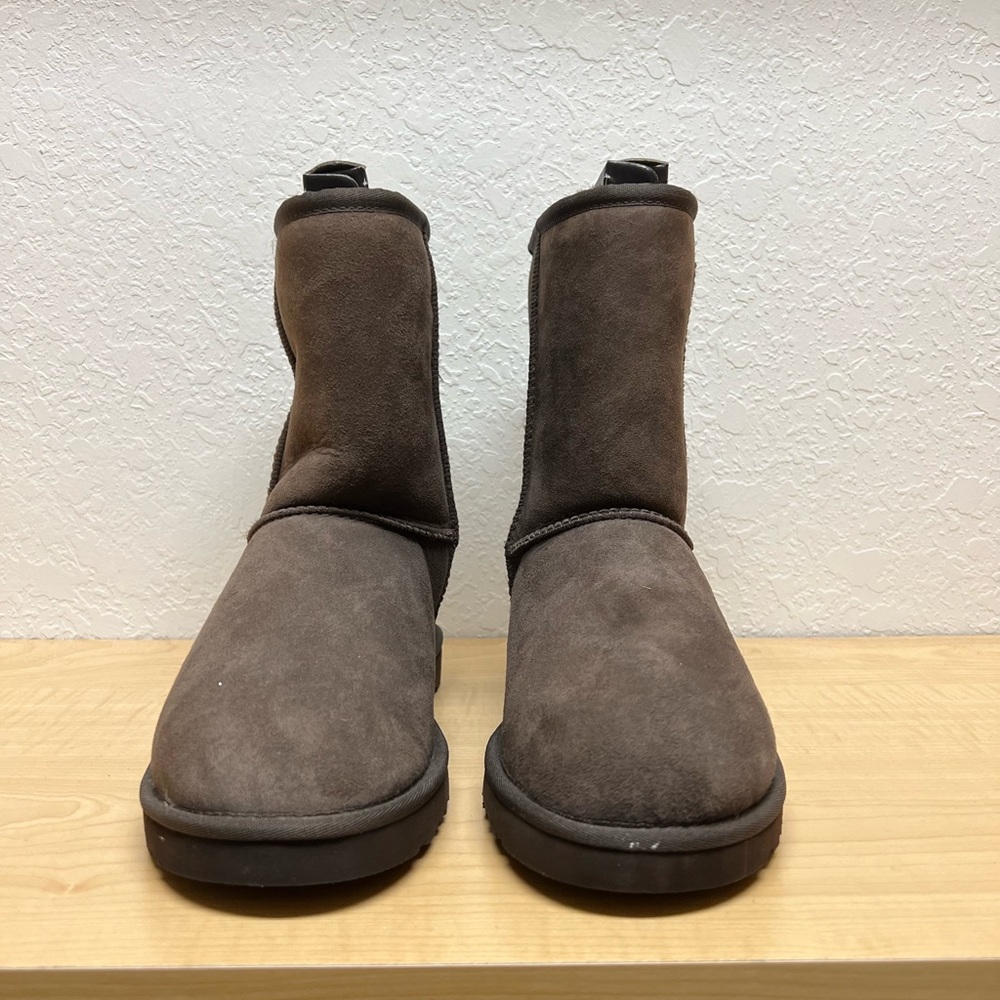 UGG brown ankle suede boots